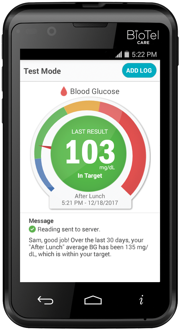 BioTel Care Glucose Meter