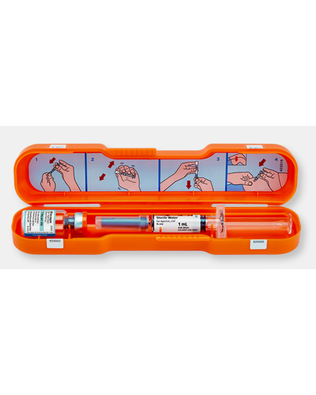 photo of a glucagon kit